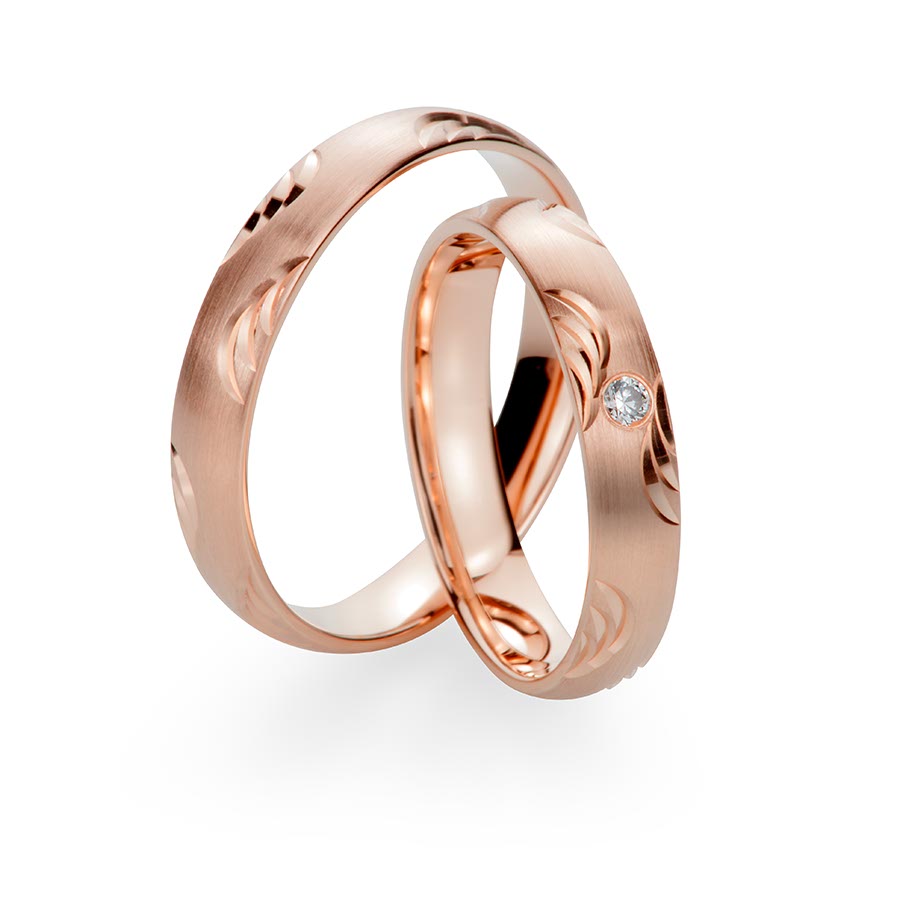 Trauringe / Eheringe 333 Rotgold 517424-40