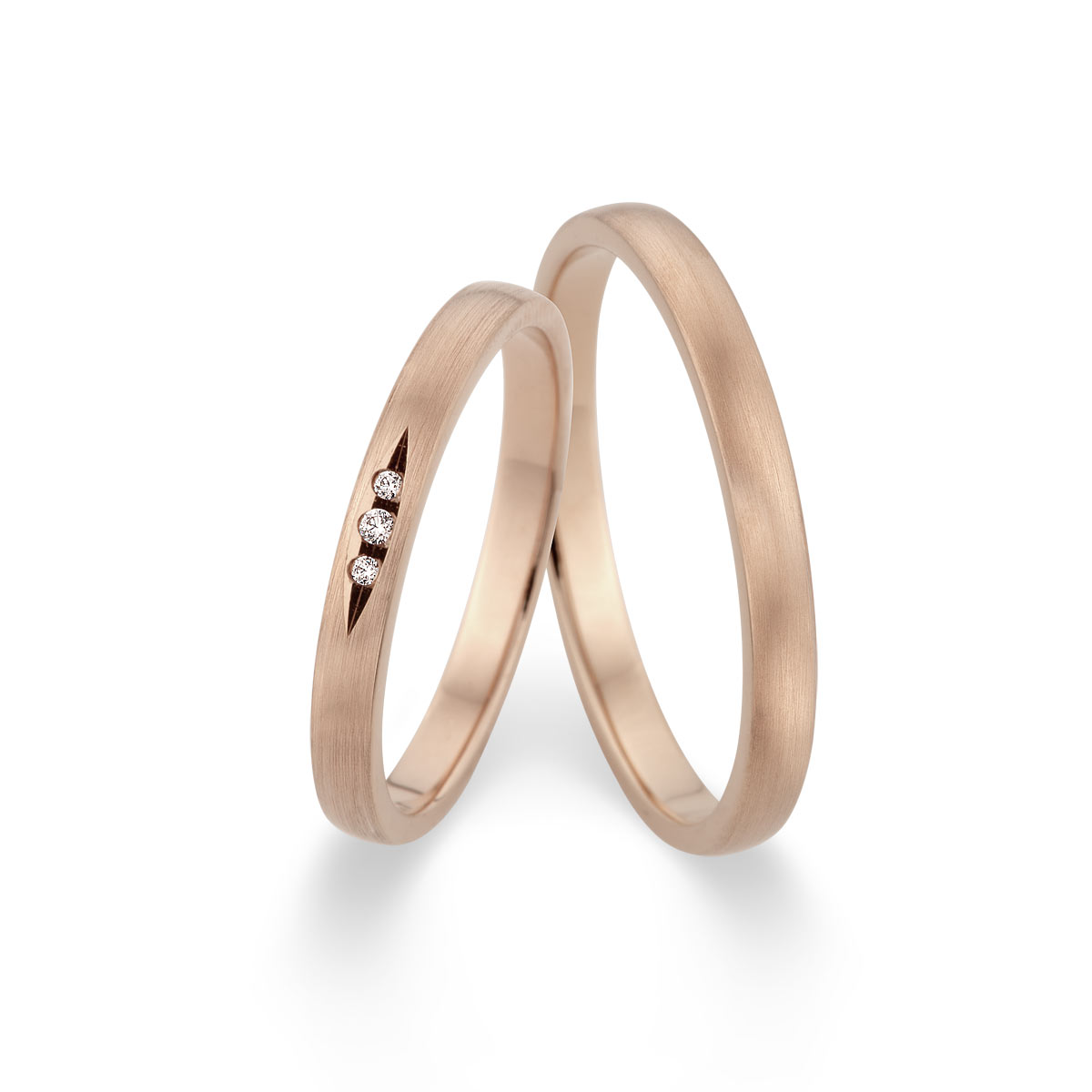 Trauringe / Eheringe 333 Rotgold 517507-25