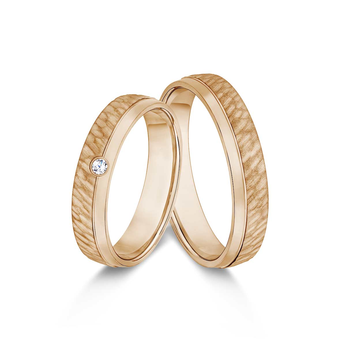 Trauringe / Eheringe 585 Roségold 517519-45