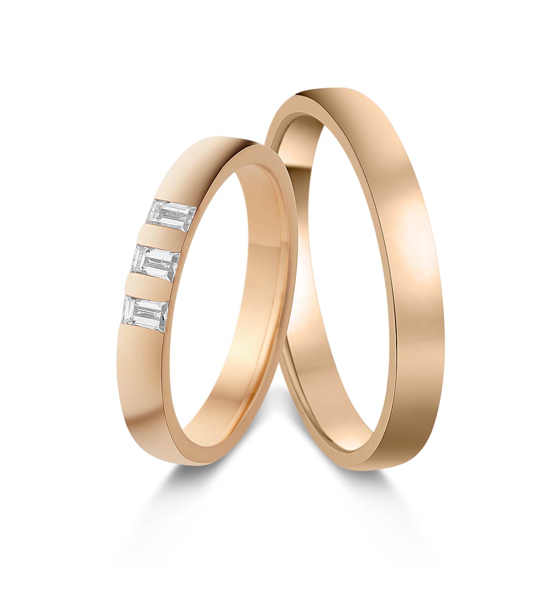 Trauringe / Eheringe 585 Roségold 517555-33