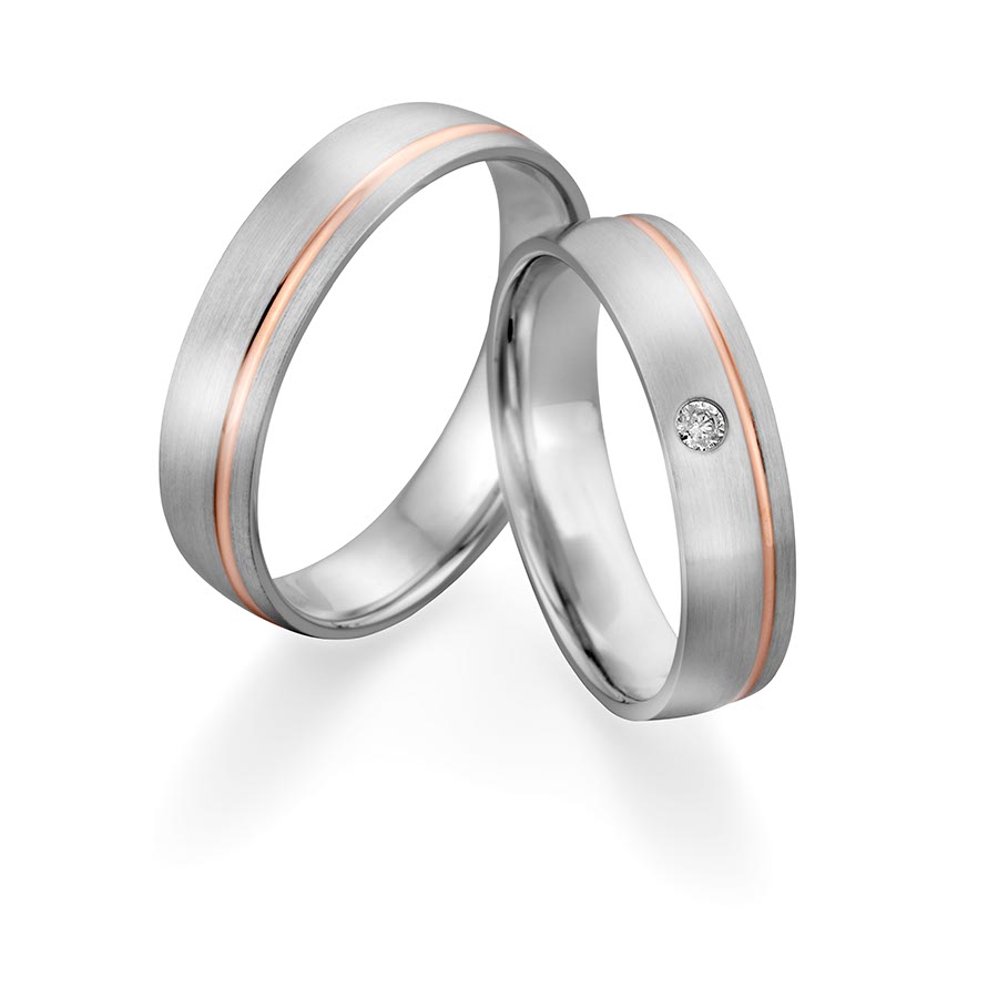 Modell 925 Silber rhodiniert, rot vergoldet 526139-50