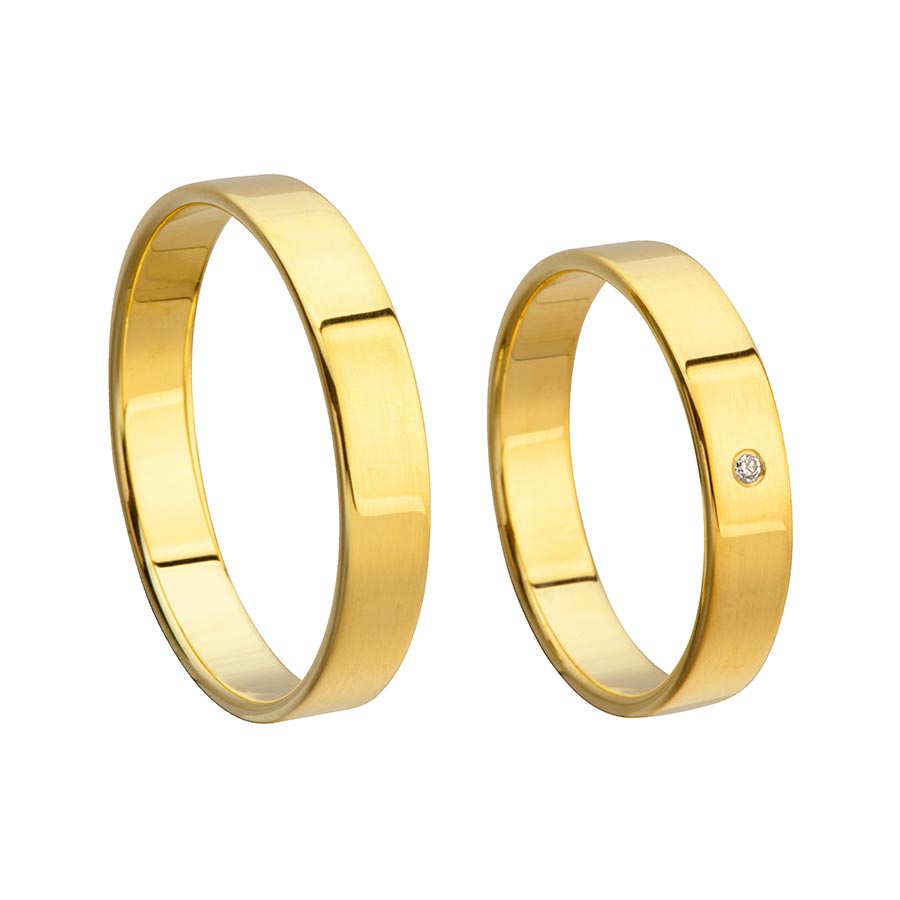 Trauringe / Eheringe 333 Gelbgold 511050-40