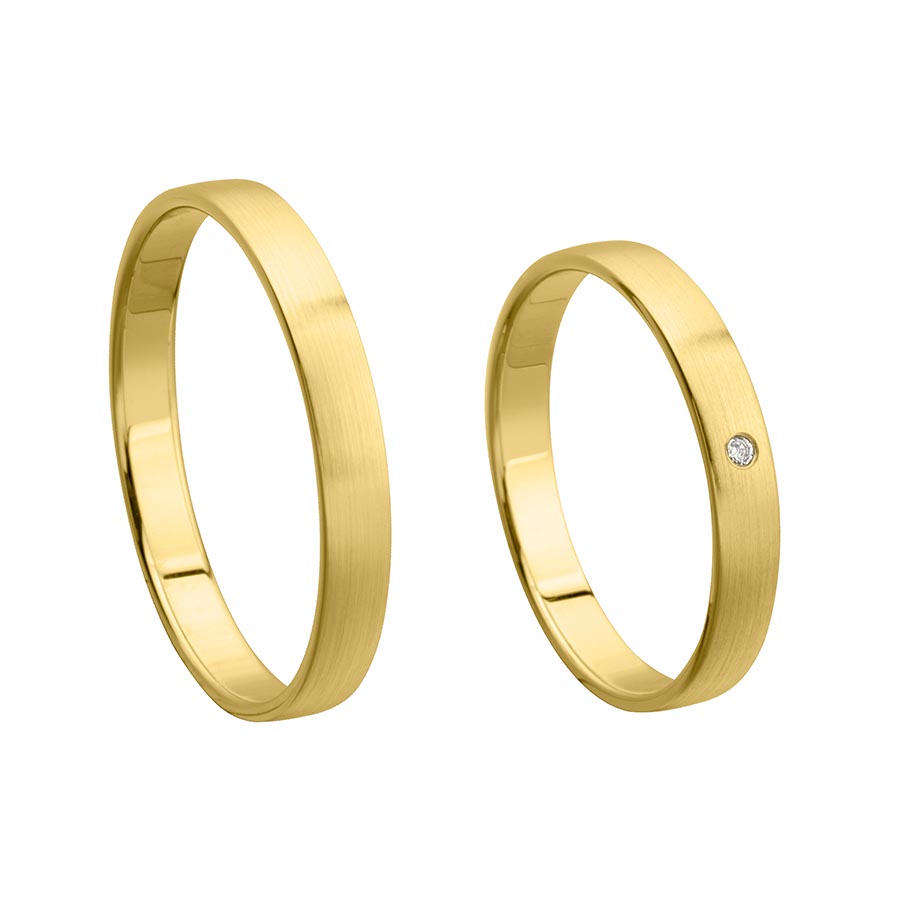 Trauringe / Eheringe 333 Gelbgold 511053-30