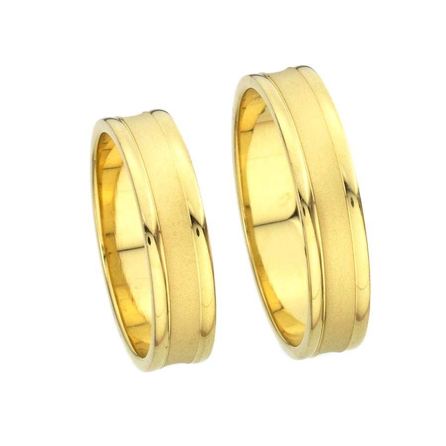 Trauringe / Eheringe 333 Gelbgold 512026-50