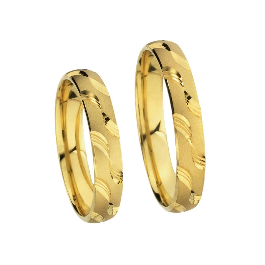 Trauringe / Eheringe 333 Gelbgold 512600-40