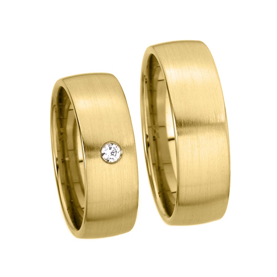 Trauringe / Eheringe 585 Gelbgold 513130-50