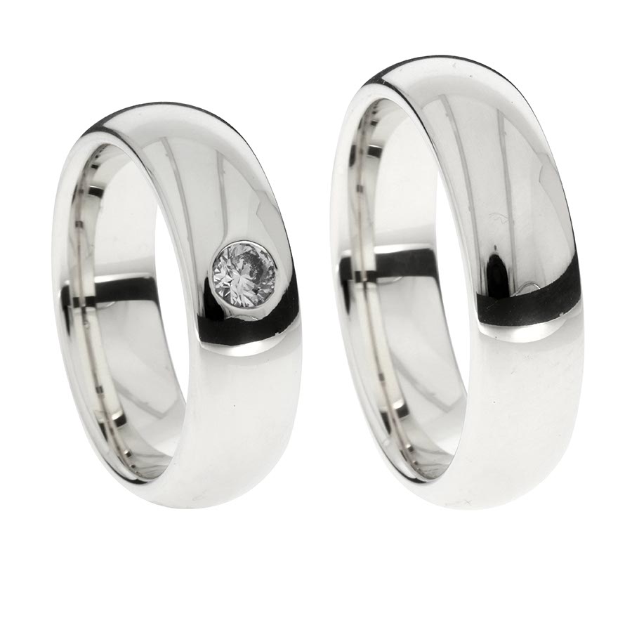 Trauringe / Eheringe 925 Silber 513140-65