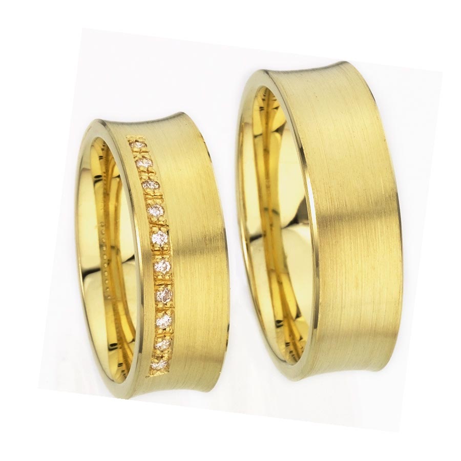 Trauringe / Eheringe 333 Gelbgold 514182-70