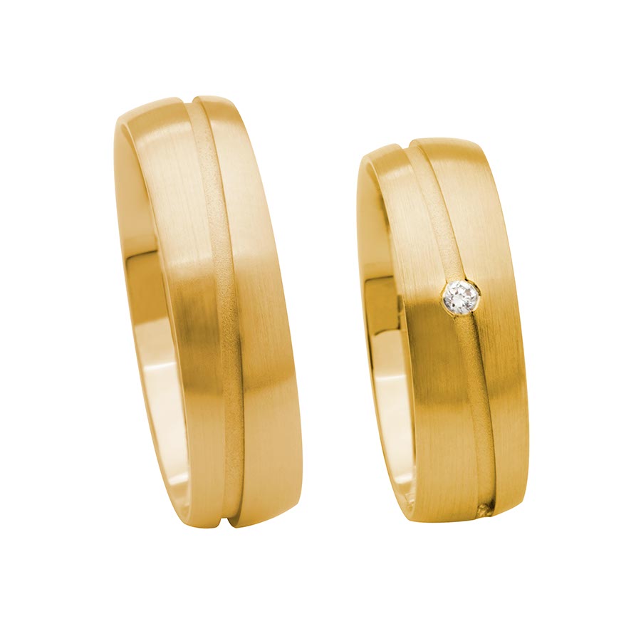 Trauringe / Eheringe 333 Gelbgold 514214-60