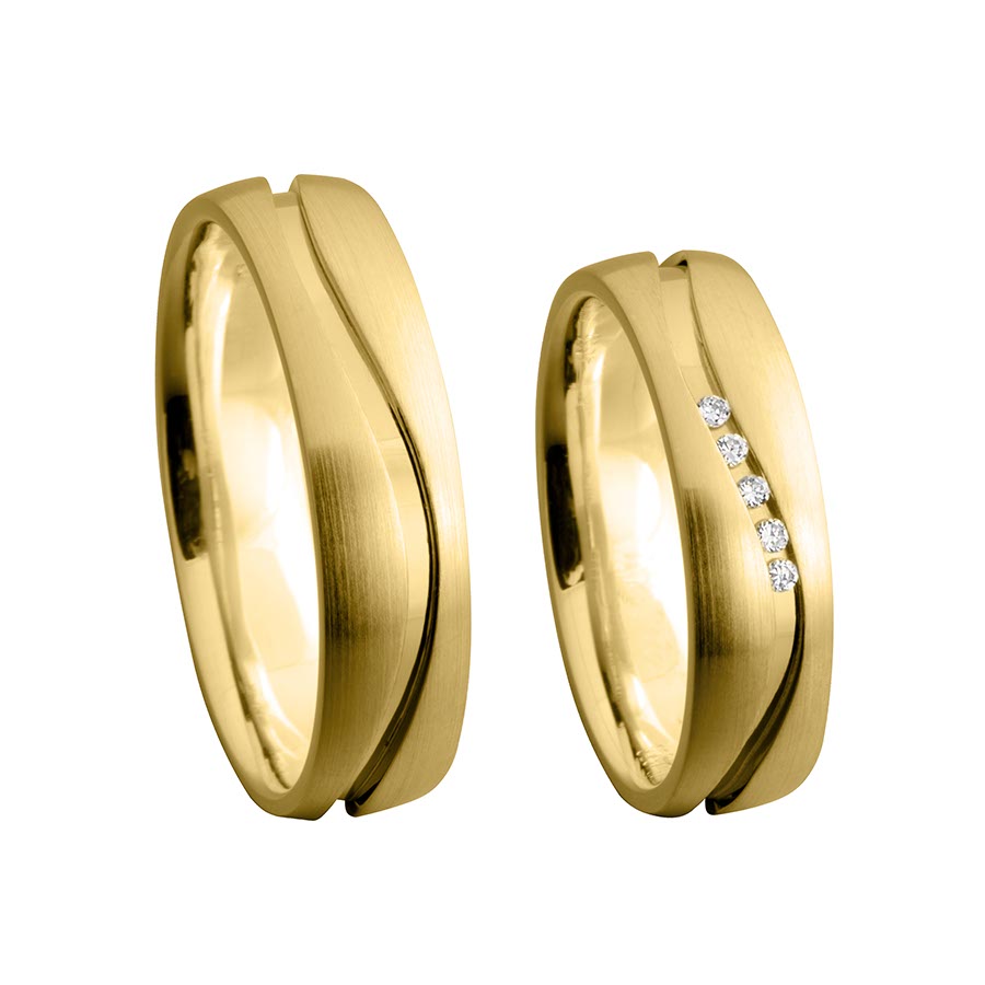 Trauringe / Eheringe 333 Gelbgold 514656-55