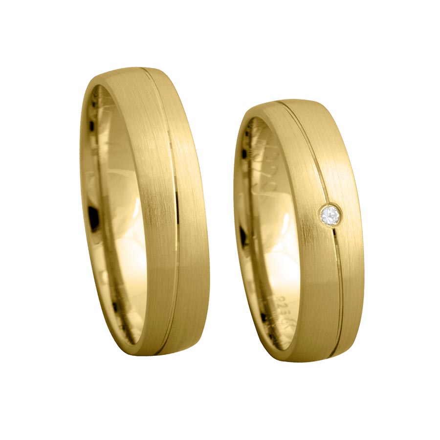 Trauringe / Eheringe 333 Gelbgold 517329-50