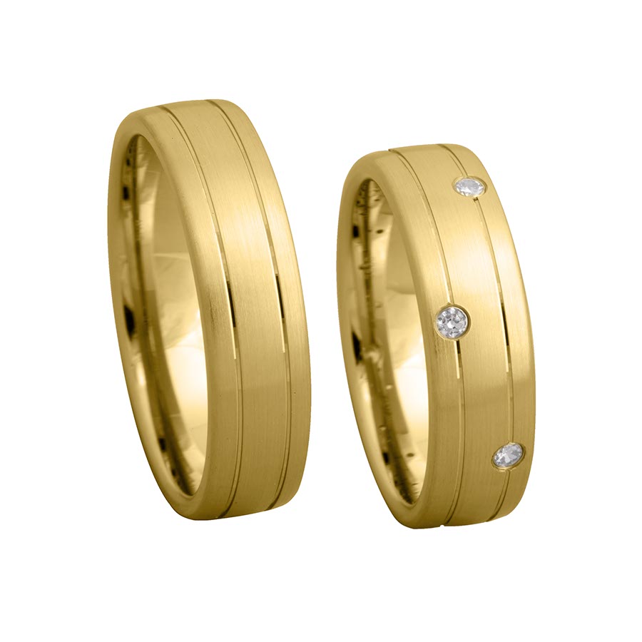 Trauringe / Eheringe 333 Gelbgold 517330-60