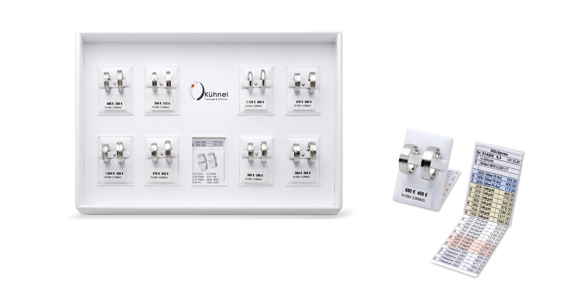 Modellvielfalt und übersichtliche Auspreisung